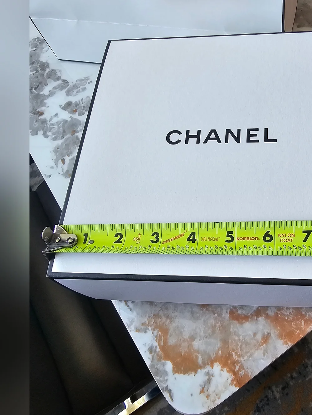 Chanel White Logo Gift Box